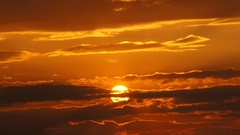 Landscapes sunset nature sun clouds Earth skies orange sky 