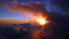 Landscapes sunset nature sun clouds mist skies skylines