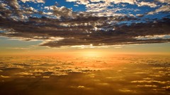 Landscapes sunset nature sun clouds sunlight skyscapes skylines