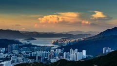 Landscapes sunset nature sunlight skies