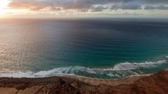 Landscapes sunset nature water ocean horizon Hawaii Beaches