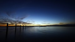 Landscapes sunset nature water ocean skies