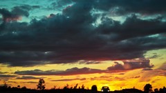 Landscapes sunset roads skyscapes