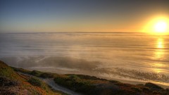 Landscapes sunset Sea