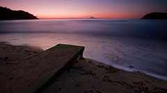 Landscapes sunset Sea nature ocean shore