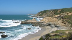 Landscapes sunset Sea nature sun ocean land coast