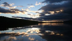 Landscapes sunset Sea nature sun ocean land coast