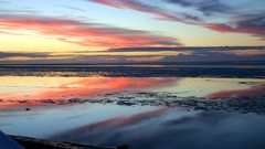 Landscapes sunset Sea nature sun ocean land coast Candies