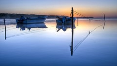 Landscapes sunset Sea nature sun ocean land coast morning