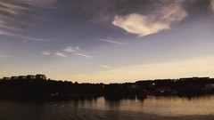 Landscapes sunset Sea sweden stockholm