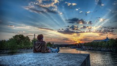 Landscapes sunset skyscapes