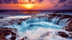 Landscapes sunset waterscapes