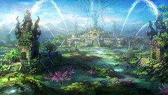 Landscapes Temples artwork digital art fantasy art