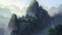 Landscapes Temples Asia artwork