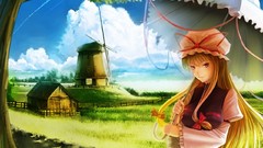 Landscapes touhou Trees long