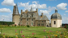 Landscapes tower old Castles ancient rivers skyscapes