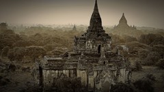 Landscapes Trees architecture Temples Bagan Temples