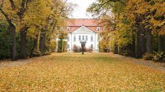 Landscapes Trees autumn houses