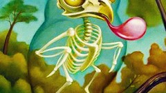 Landscapes Trees Birds transparent paintings Bones Howl forests 