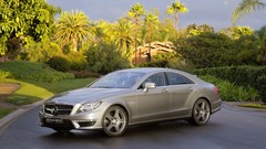 Landscapes Trees cars amg