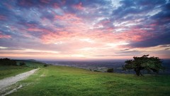 Landscapes Trees clouds