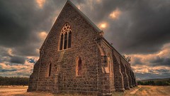 Landscapes Trees clouds hills skies churches HDR Photography