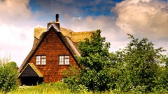 Landscapes Trees country Rural houses