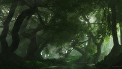 Landscapes Trees forest render