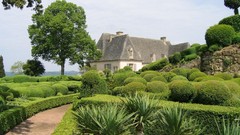 Landscapes Trees Garden houses hedges