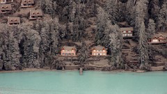 Landscapes Trees houses ashes rivers forests