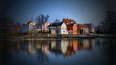 Landscapes Trees lakes houses buildings urban cities cityscapes