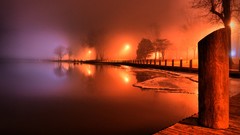 Landscapes Trees lanterns