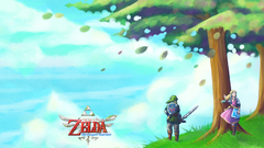 Landscapes Trees link triforce