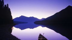 Landscapes Trees Mountains Boats lakes