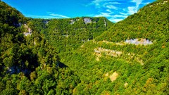 Landscapes Trees Mountains clouds France Europe forests