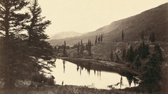 Landscapes Trees Mountains Colorado monochrome lakes old 