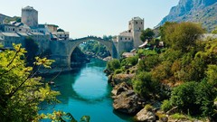 Landscapes Trees Mountains Europe Castles forests Bosnia