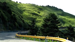 Landscapes Trees Mountains hills roads hillside