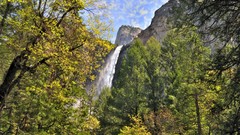 Landscapes Trees Mountains waterfalls cliffs