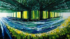 Landscapes Trees paintings rivers forests artwork traditional 