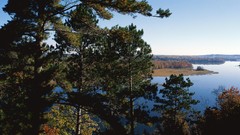 Landscapes Trees panorama rivers skyscapes multiscreen