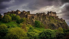 Landscapes Trees Scotland Europe Castles edinburgh