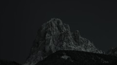 Landscapes Trees snow Mountains dark forests evergreens