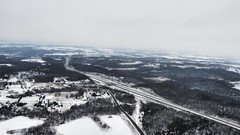 Landscapes Trees snow roads forests