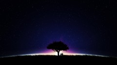 Landscapes Trees Stars