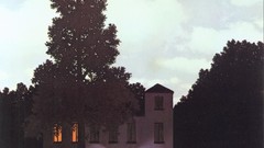 Landscapes Trees surrealism paintings houses 1954 cityscapes 