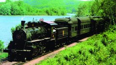 Landscapes Trees trains train