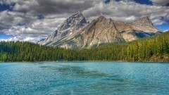 Landscapes Trees water Mountains clouds lakes forests