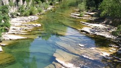 Landscapes Trees water Mountains rocks forests