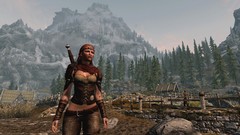 Landscapes Trees water Mountains Swords clothes the elder 